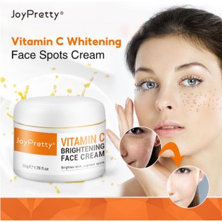JOYPRETTY Vitamin C Face Cream Whitening Collagen Dark Spots Remover Face Freckle Brightening Cream