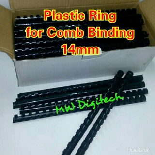 Plastic Ring for Comb Binding, sizes 6, 8, 10, 12, 14, 16, 19, 25,mm (2)