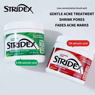 [US]Stridex Acne Control Exfoliating Maskne Pads Acne-prone Skin Treatment salicylic acid 2%/0.5%