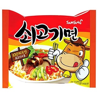 Convenience / Ready-to-eat▽○Samyang Beef Flavour Ramen (Sogokimyun) 120g