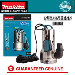 Makita PF1110 Stainless Submersible Pump (Dirty Water) 1100W (1.5HP)