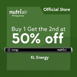Nutriair XL Energy (Caffeine) 400 Puffs Inhalable Vitamins & Supplements (No Nic, No Tobacco)