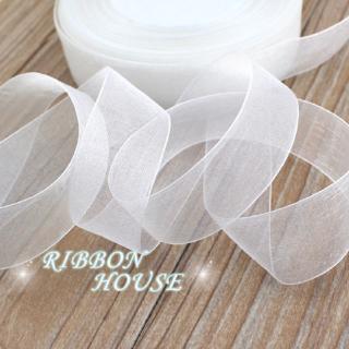 (50 yards/roll) 1''(25mm) organza ribbons wholesale gift wrapping decoration ribbons