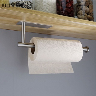 Kitchen Paper Holder 304 Stainless Steel Adhesive Bathroom Toilet Tissue Hanging Long Paper Towel Ha