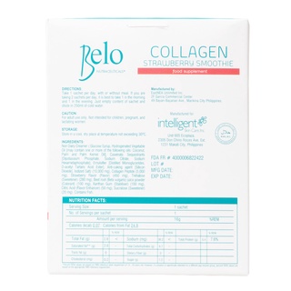 Belo Nutraceuticals Collagen Strawberry Smoothie BUY 1 TAKE 1 (3)