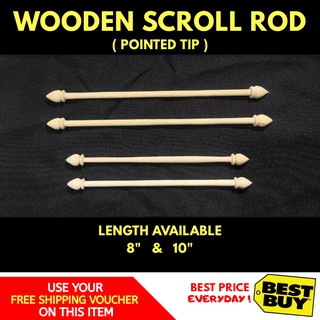 Wooden Scroll Rod [CHEAPEST]