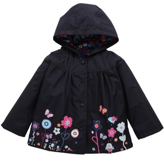 ☀RJ☀Girls Boys Kids Windbreaker Jacket Raincoat Trench Coat Hoodies Waterproof Suit (6)