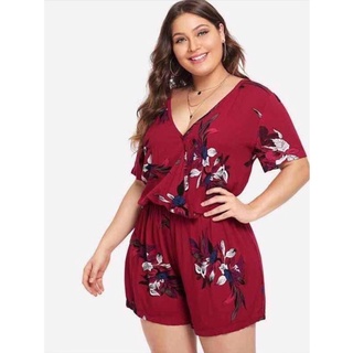 Women Clothes✙ﺴ¤plus size 2in1 (top+romper) formal korean sexy summer beach jumpshort daily outfit