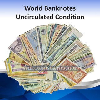 World Banknotes (uncirculated - all under 300 pesos each)