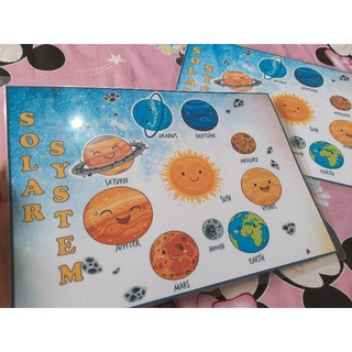 ✻♨Solar System Planets Laminated Charts for kids (teacher pher)