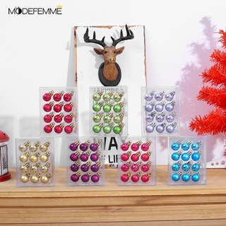 [ 12Pcs/Set Colorful Christmas Tree Balls Decoration Products For Xmas Tree ]