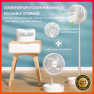 rechargeable fan❒V2S f3 Personal fan four-speed adjustment foldable mini electric USB rechargeable p