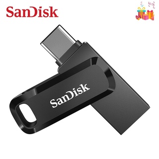 SanDisk OTG USB Flash Drive 32GB 128GB USB3.1 Type-C Mini U Disk 150MB/s 64GB Pendrive Pen Drive for Laptop+ Gift