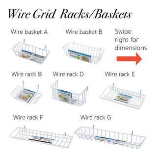 Wire basket wire rack attachment