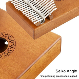 2019Fashion 17 Keys Kalimba Mbira Thumb Piano Solid Wood Finger Piano with Carry (3)