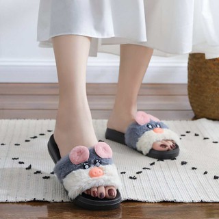 Cute Pink Pig Non-Slip Slippers (1)