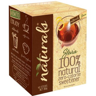 Naturals Stevia Zero Calorie Sweetener 40 Sticks (1)