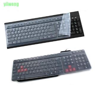 YW New 1PC Universal Silicone Desktop Computer Keyboard Cover Skin Protector Film Cover