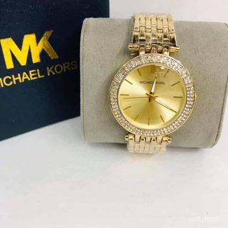SALE! Michael Kors Stainless Ladies Watch With Round Stone