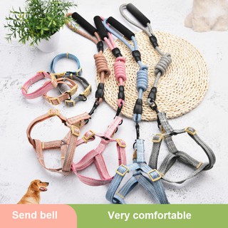 ☾❀Dog leash chain teddy cat collar small medium large breed dogs rope pet products