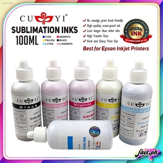Hot sales❂100ml CUYI Sublimation Ink 6colors & Korea Sublimation Ink 100ml 6colors