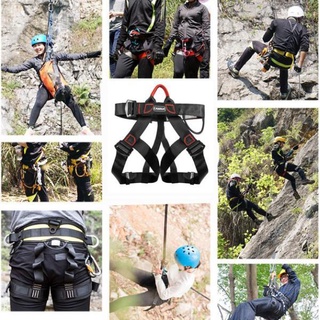 [COLAXI] Climbing Harness Safety Belt Tree Climbing Rappelling Equip