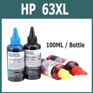 №❀♟HP 63 Ink HP 63XL Black HP63XL Refillable Ink Compatible with HP 1110 1111 1112 2130 2131 2132 21