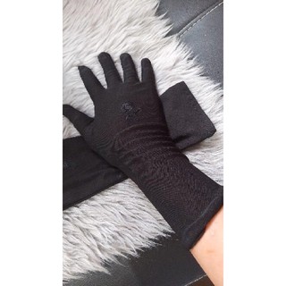 Pory Fashionable Black Gloves