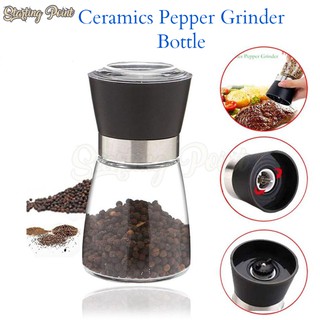 SP Glass Grinding Bottle Salt Pepper Mill Grinder Spice/Pepper/Salt
