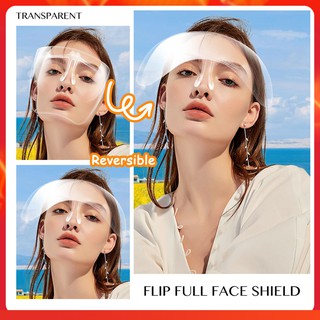 【High quality 】 ✨ ‘COD Flip face shield face mask Adult Face Shield Liftable Flip Up Tilting Faceshield