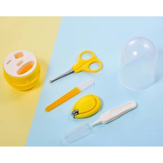 Cartoon 4 in 1 Baby Nail Cutter Set Plastic, Baby Nail Kit Manicure Set