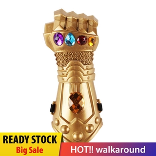 walkaround Thanos Infinity Gauntlet Avengers Superhero Gloves Halloween Party Props