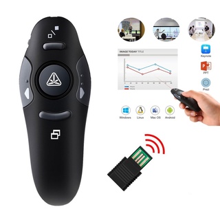 Sweeper 2.4GHz Wireless Presenter Remote Control Laser Pen For PPT