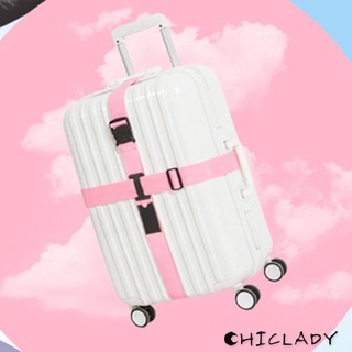 [COD]Nylon Cross Luggage Straps Luggage Straps Adjustable Non-Slip Baggage Belts