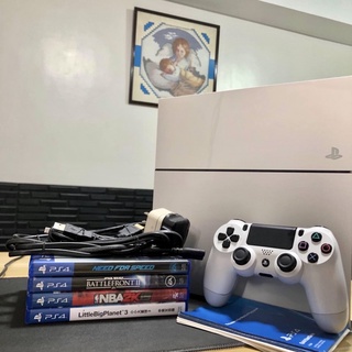 Playstation 4 Glacier White - PS4 Phat 500GB