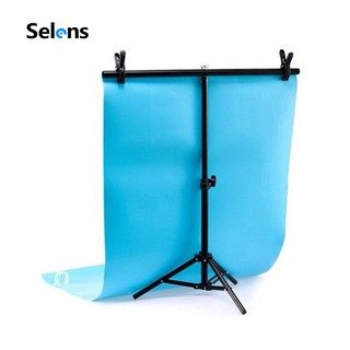 Selens Metal Support Stand System 60x75cm+60*130cm PVC Backdrop