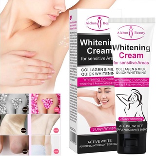body care✸Aichun Private parts armpit whitening cream 50Ml Removing melanin Underarm whitening serum (4)