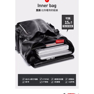 CC1 Yunji Sack Flap Korean Leather Backpack (7)