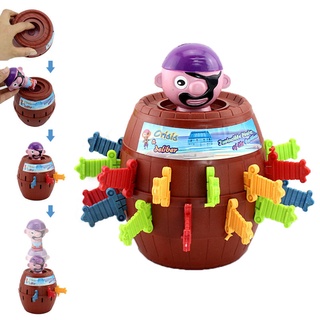 Pirate Barrel Game Novelty Kids Children Funny Lucky Game Gadget Jokes Tricky Pop Up Toy Family Fun