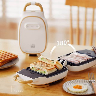 600W Electric Sandwich Maker Waffle Maker Toaster Baking Multifunctional Breakfast Machine Takoyaki