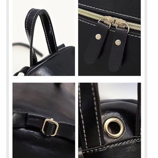 Bagshop Korean Fashion Leather Mini Back Pack (7)