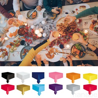 Disposable Tablecloth Home Hotel Restaurant Single Use Decorative Solid Color Heat Insulation Table Cover, Yellow hanabe
