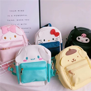 Kuromi My Melody Cinnamoroll PU Leather Shoulder Bag Mini Backpack Crossbody Bag (4)