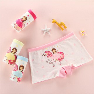 4 Pieces/Set Fit 2-12Year Girl Panties Soft Cotton Kid Underwear Breathable Child Briefs Underpants
