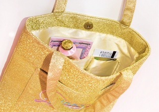 Bentoy Glittery Girly Tote Bag School Bag (8)