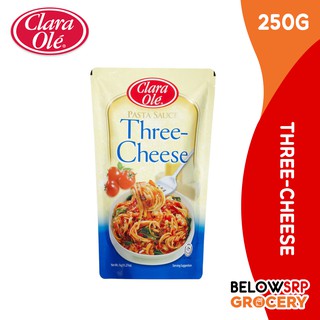 BelowSrp Grocery Clara Olé Three Cheese (Parmesan, Romano and Cheddar) Pasta/Spaghetti Sauce 250g (1)