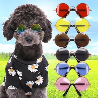 Factory Direct Sale Dog Cat Pet Glasses Creative Trend Toy Sunglasses Pet Glasses for Dog Pet Glasses for Cat Fashion Cat Dog Sunglasses Cute Pet Cool Eyewear Funny Puppy Cat Photo Props Cosplay Glasses