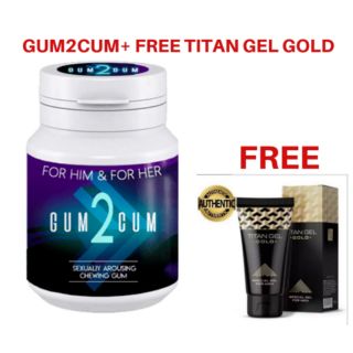 Gum2cum + Free Titan gel gold