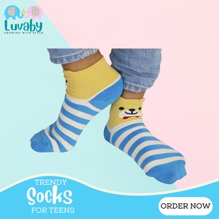 Luvaby-Cute Bear Soft Socks for Kids and Teens