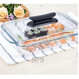 Baking Needs◆SNS 3.0L Microwavable Tempered Glass Rectangular Bakeware